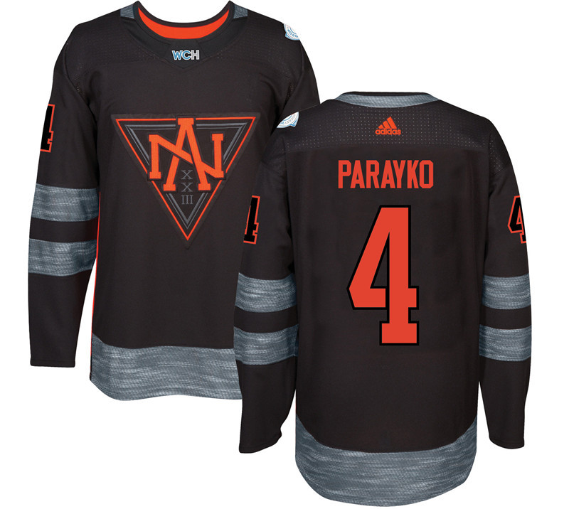 North America 4 Colton Parayko Black World Cup of Hockey 2016 Premier Player Jersey