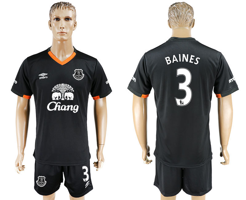 2016-17 Everton FC 3 BAINES Away Soccer Jersey