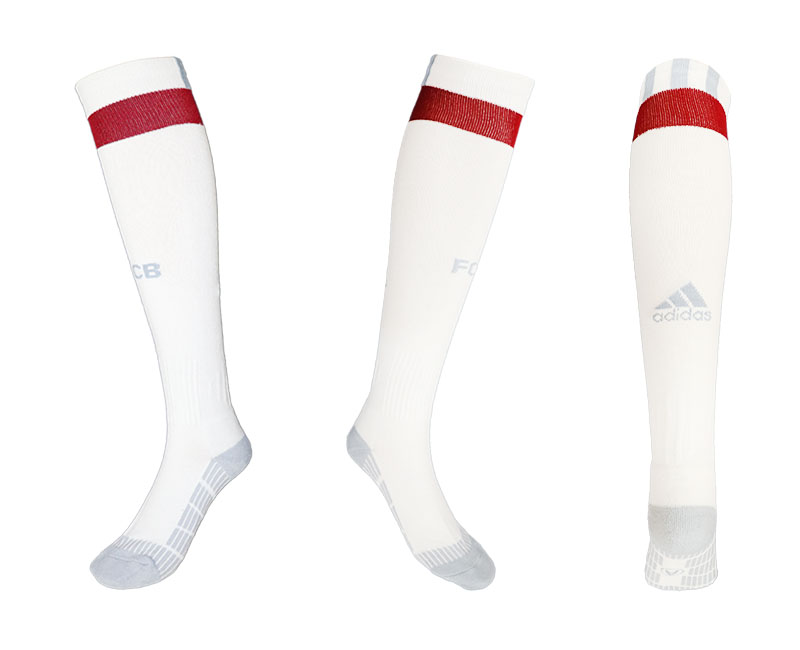 Bayern Munich White Soccer Socks