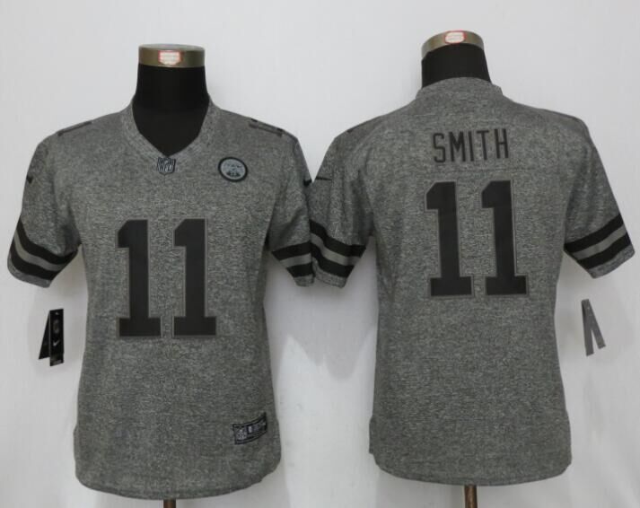 Nike Chiefs 11 Alex Smith Gray Gridiron Gray Women Limited Jersey Nike Chiefs 11 Alex Smith Gray Gridiron Gray Women Limited Jersey