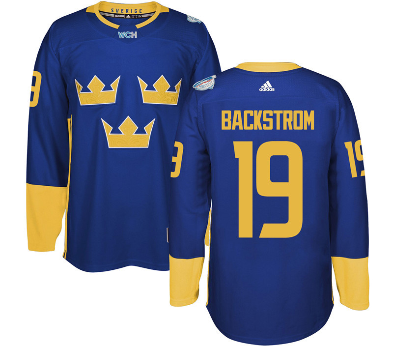 Sweden 19 Nicklas Backstrom Purple 2016 World Cup Of Hockey Premier Player Jersey - Click Image to Close