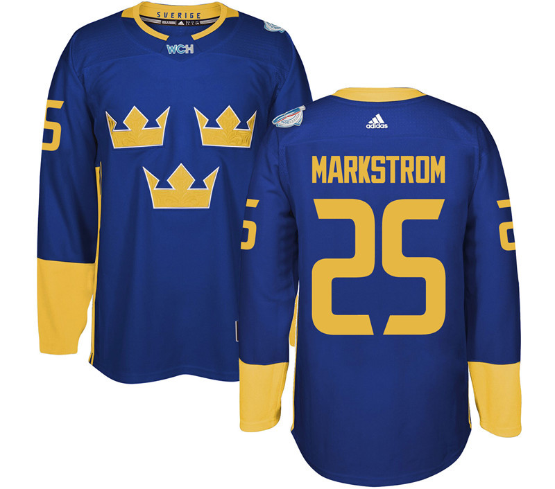 Sweden 25 Jacob Markstrom Purple 2016 World Cup Of Hockey Premier Player Jersey