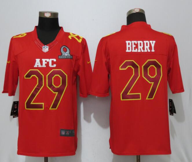 Nike Chiefs 29 Eric Berry Red 2017 Pro Bowl Limited Jersey