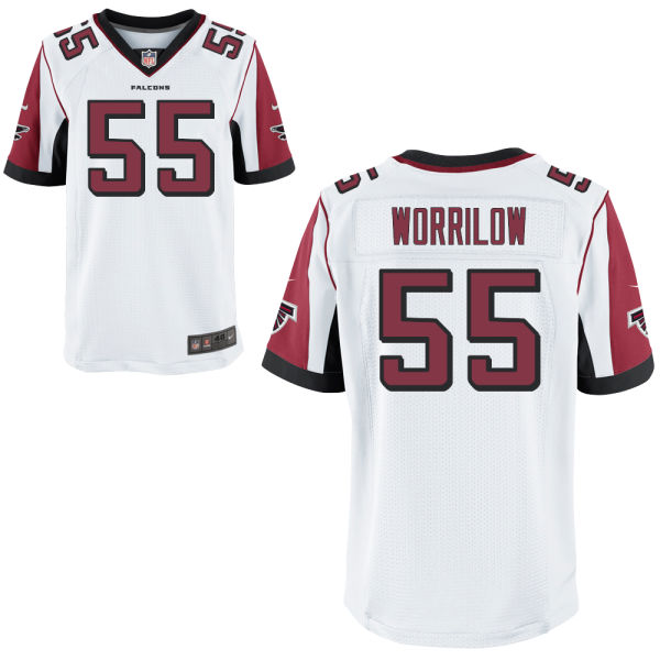 Nike Falcons 55 Paul Worrilow White Elite Jersey - Click Image to Close
