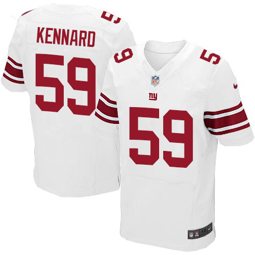 Nike Giants 59 Devon Kennard White Elite Jersey