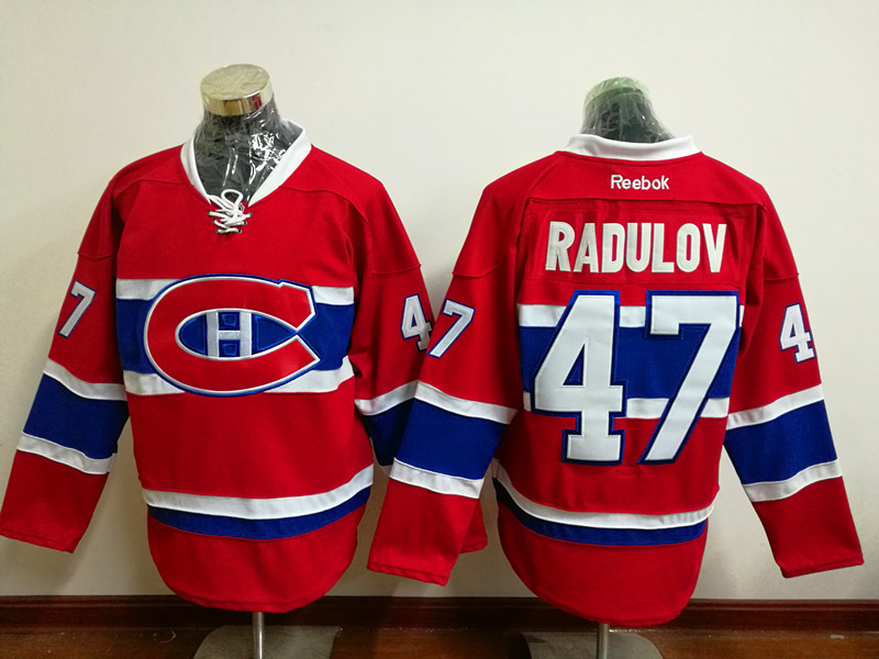 Canadiens 47 Alexander Radulov Red Reebok Jersey