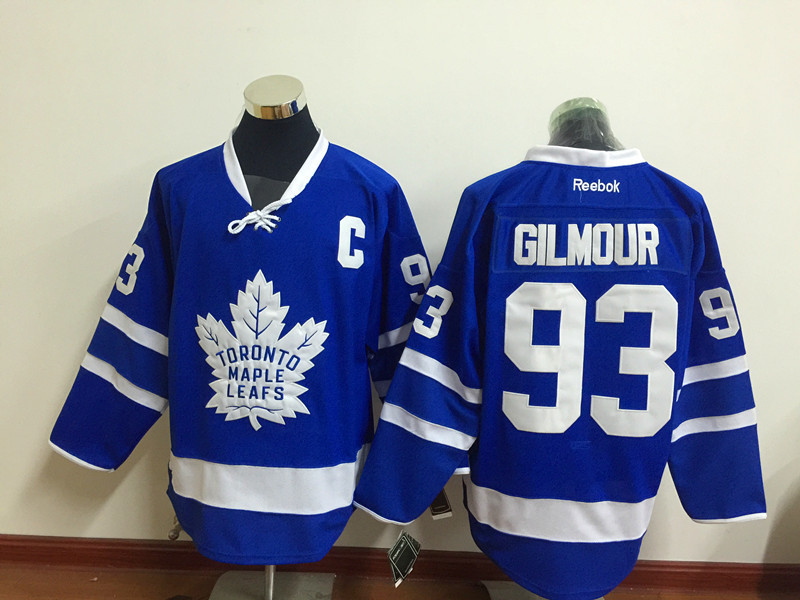 Maple Leafs 93 Doug Gilmour Blue Reebok Jersey