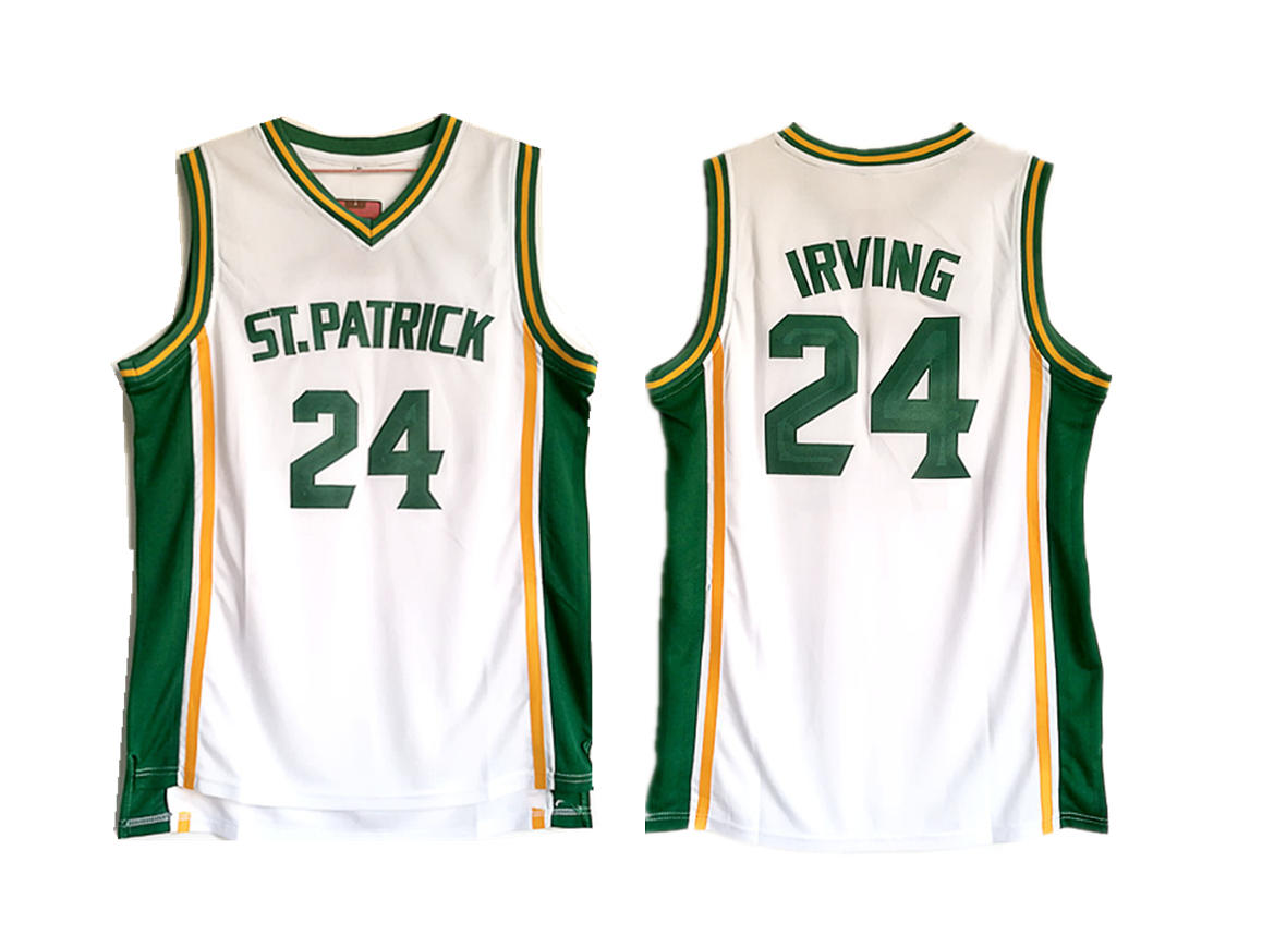 St. Patrick High School 24 Kyrie Irving Basketball Jersey