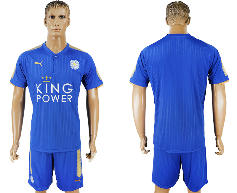 2017-18 Leicester City Home Soccer Jersey