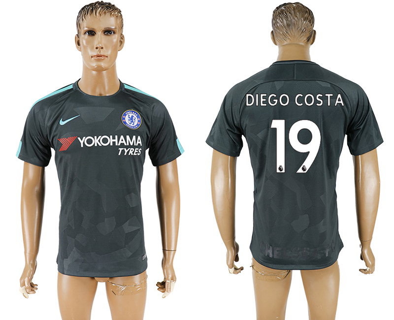 2017-18 Chelsea 19 DIEGO COSTA Third Away Thailand Soccer Jersey