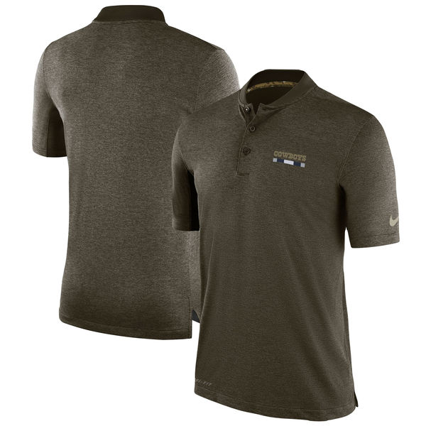 Nike Men's Dallas Cowboys Olive Salute to Service T Shirt