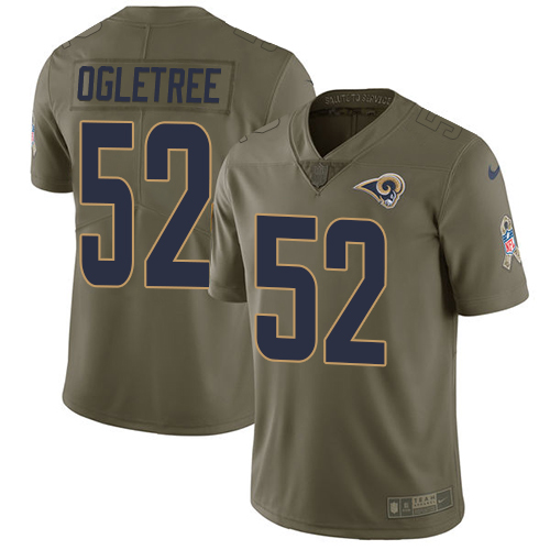 Nike Rams 52 Alec Ogletree Olive Salute To Service Limited Jersey