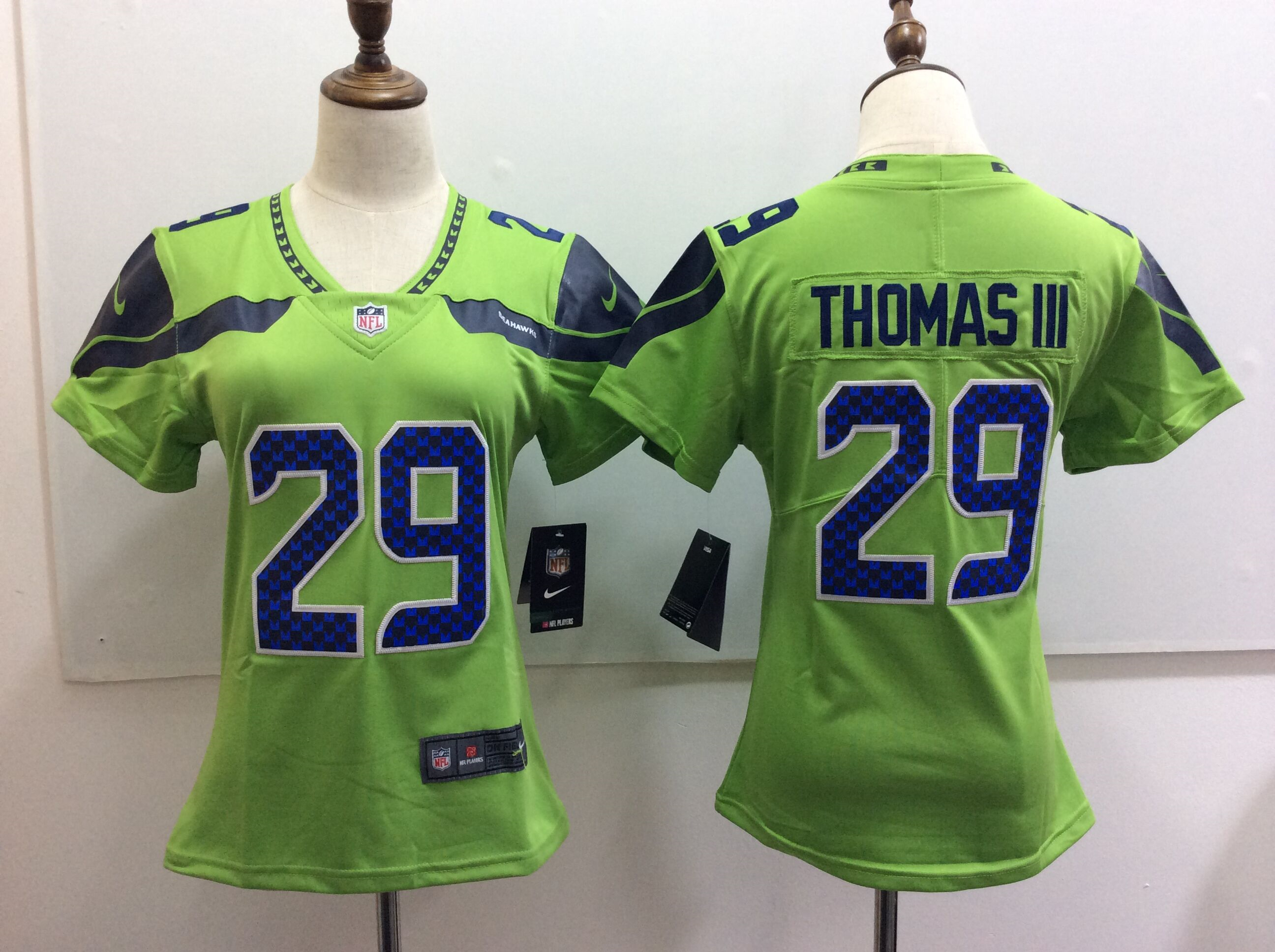 Nike Seahawks 29 Earl Thomas III Green Women Vapor Untouchable Player Limited Jersey