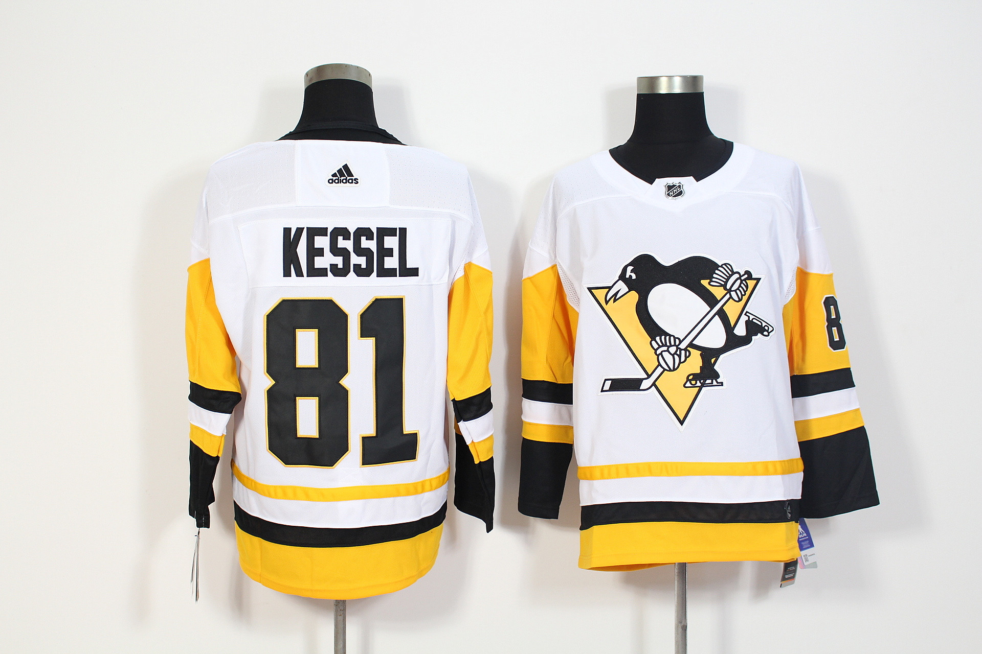 Penguins 81 Phil Kessel White Adidas Jersey