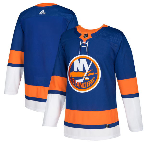 New York Islanders Blue Men's Adidas Custom Jersey