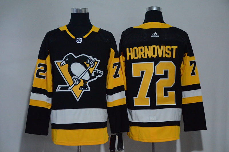 Penguins 72 Patric Hornqvist Black Adidas Jersey