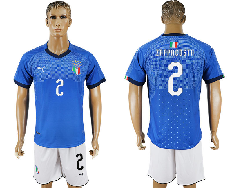 2017-18 Italy 2 ZAPPACOSTA Home Soccer Jersey