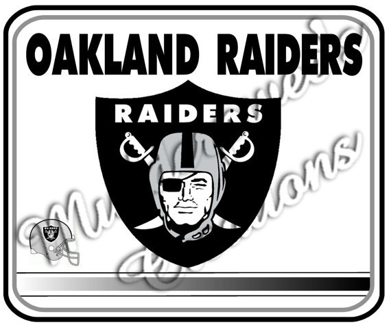 Oakland Raiders White Gaming/Office NFL Mouse Pad Oakland Raiders White Gaming/Office NFL Mouse Pad