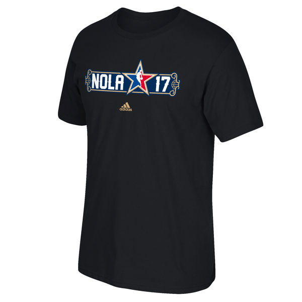Men's NBA adidas Black 2017 All-Star Game Primary Logo T-Shirt