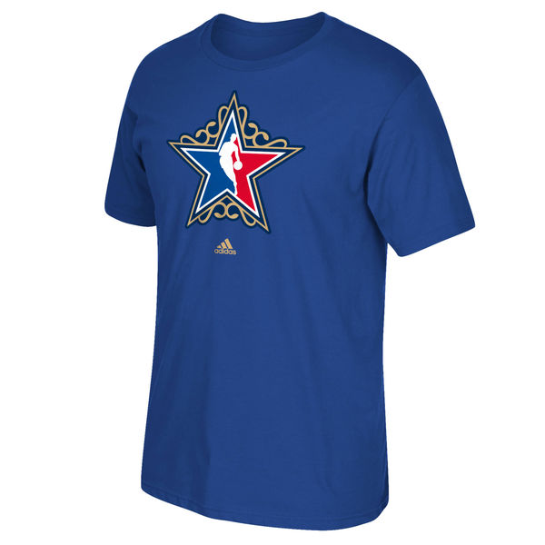 Men's NBA adidas Royal 2017 All-Star Game Logoman T-Shirt