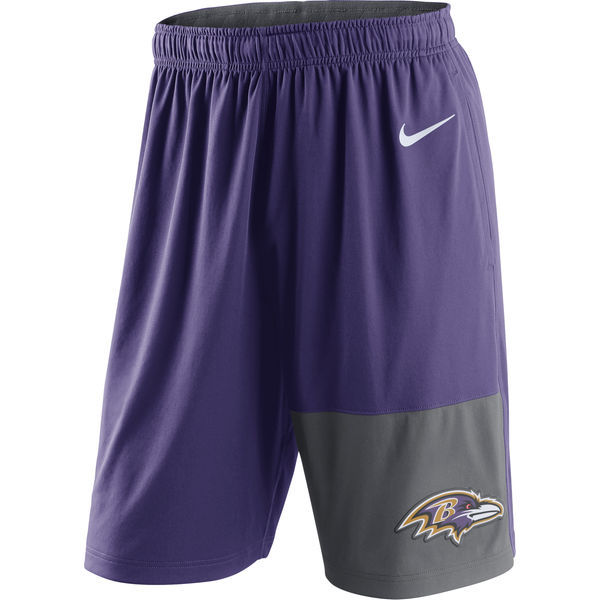 Nike Baltimore Ravens Purple NFL Shorts