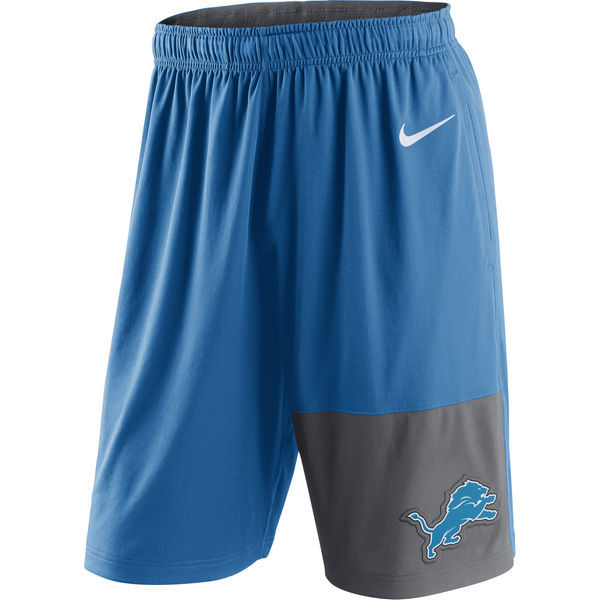 Nike Detroits Lions Blue NFL Shorts