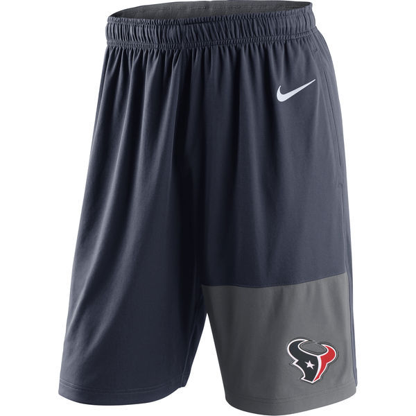 Nike Houston Texans Navy NFL Shorts - Click Image to Close