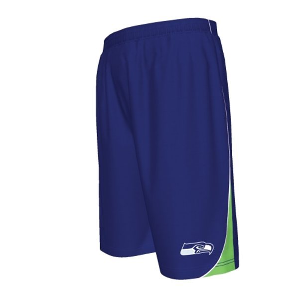 Nike Seattle Seahawks Blue NFL Shorts - Click Image to Close