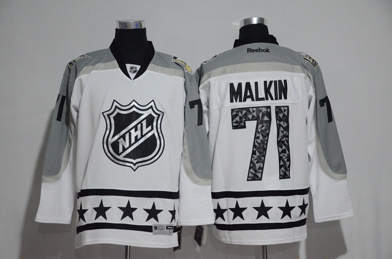 Penguins 71 Evgeni Malkin White Metropolitan Division 2017 NHL All-Star Game Premier Jersey