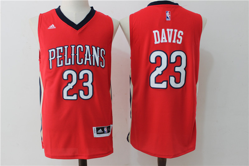 Pelicans 23 Anthony Davis Red Swingman Jersey
