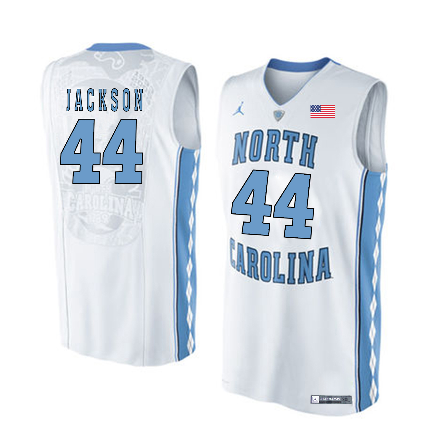 North Carolina Tar Heels 44 Justin Jackson White College Basketball Jersey