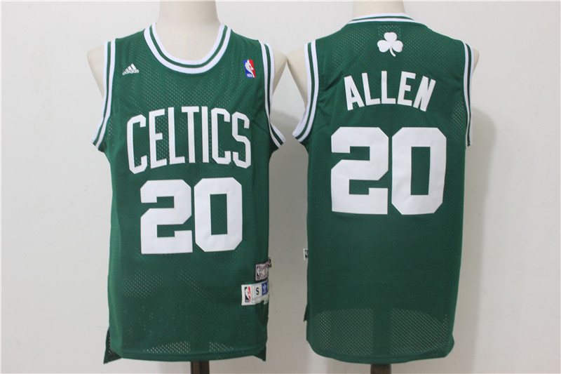 Celtics 20 Ray Allen Green Hardwood Classics Jersey
