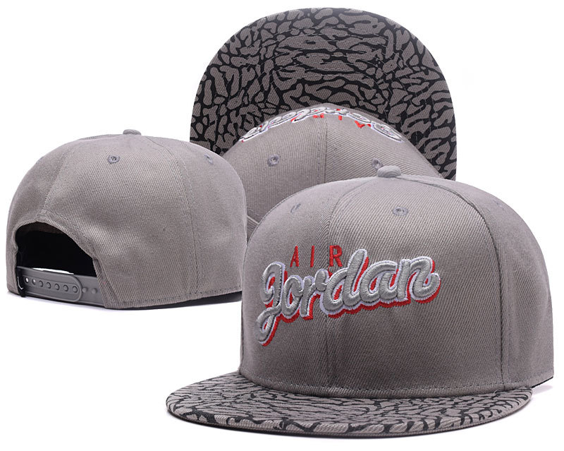 Air Jordan Grey Fashion Adjustable Hat GS