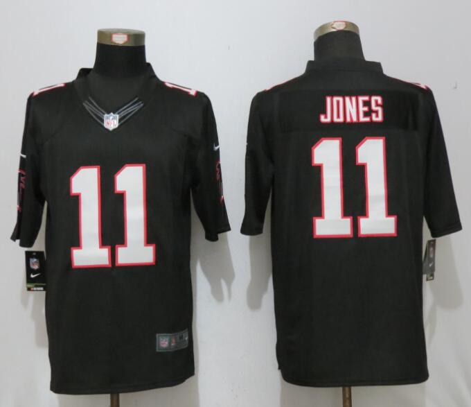 Nike Falcons 11 Julio Jones Black Limited Jersey