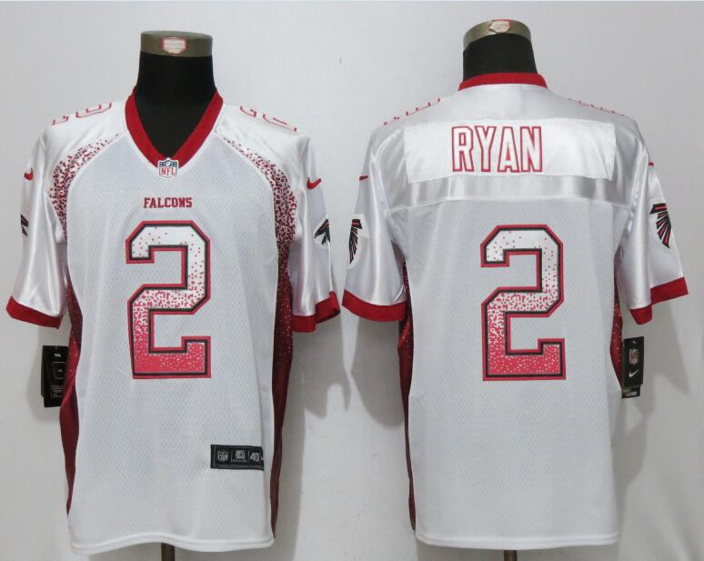 Nike Falcons 2 Matt Ryan White Drift Fashion Elite Jersey