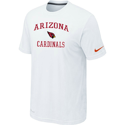 Arizona Cardinals Team Logo White Nike Men's Short Sleeve T-Shirt