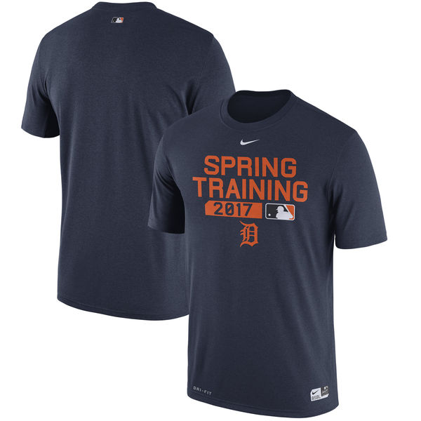 Detroit Tigers 2017 Spring Training Navy Nike Men's Short Sleeve T-Shirt