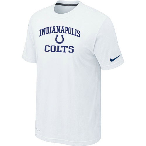 Indianapolis Colts Team Logo White Nike Men's Short Sleeve T-Shirt