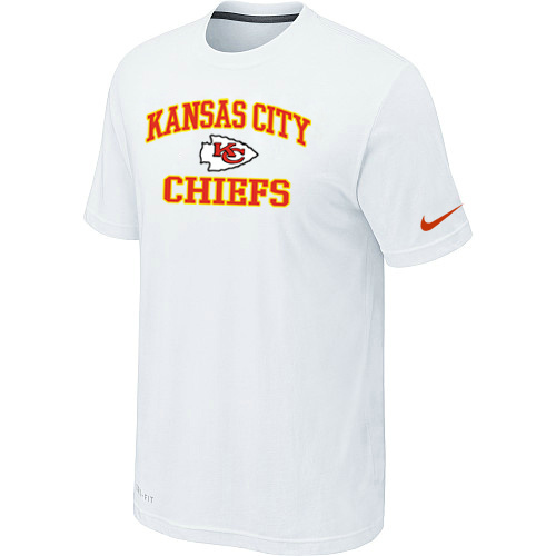Kansas City Chiefs Team Logo White Nike Men's Short Sleeve T-Shirt