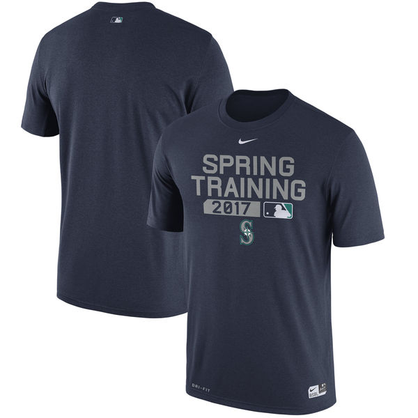 Seattle Mariners 2017 Spring Training Navy Nike Men's Short Sleeve T-Shirt