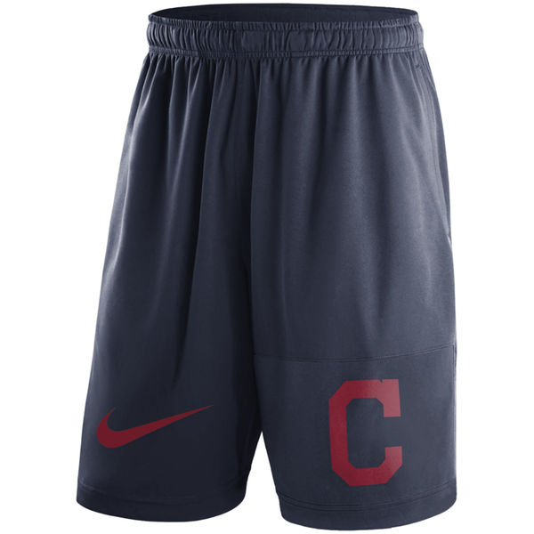 Men's Cleveland Indians Nike Navy Dry Fly Shorts
