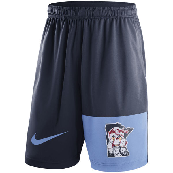 Men's Minnesota Twins Nike Navy Cooperstown Collection Dry Fly Shorts