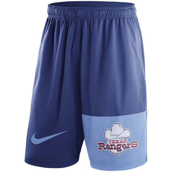 Men's Texas Rangers Nike Royal Cooperstown Collection Dry Fly Shorts