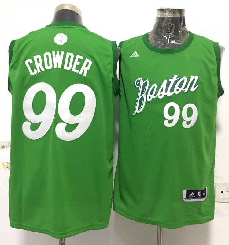 Celtics 99 Jae Crowder Green 2016 Christmas Day Swingman Jersey
