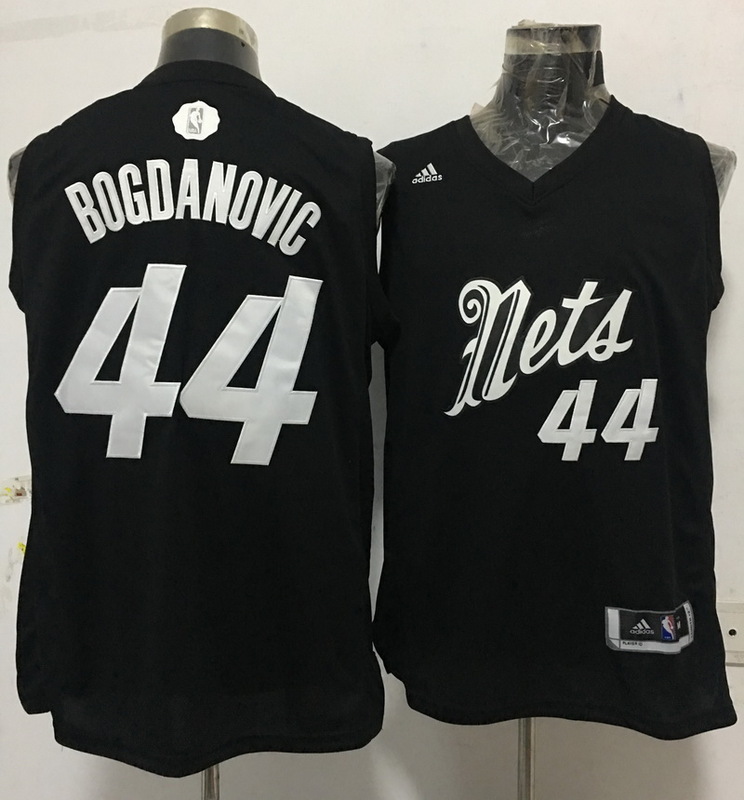 Nets 44 Bojan Bogdanovic Black 2016 Christmas Day Swingman Jersey