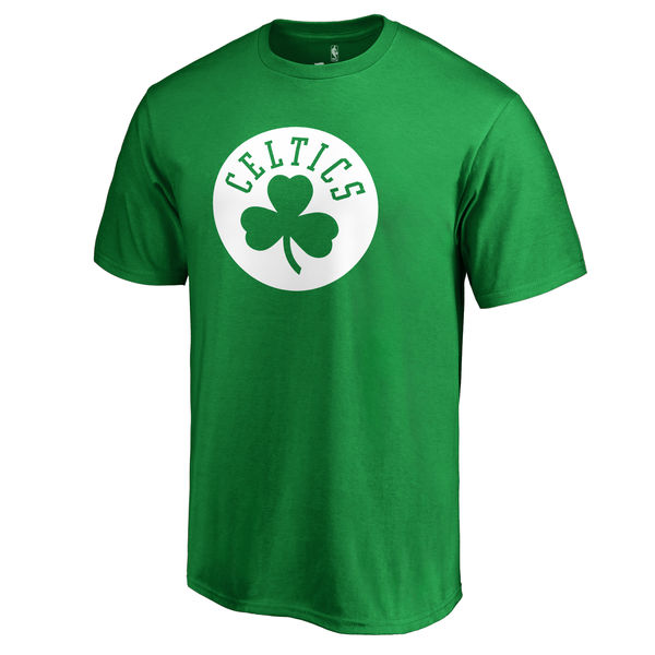 Boston Celtics Fanatics Branded Kelly Green St. Patrick's Day White Logo T-Shirt