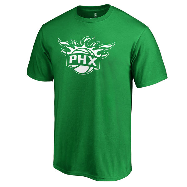 Phoenix Suns Fanatics Branded Kelly Green St. Patrick's Day White Logo T-Shirt
