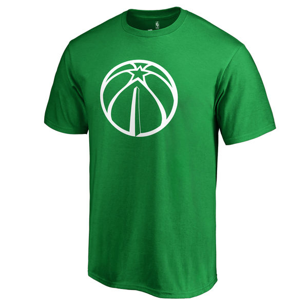 Washington Wizards Fanatics Branded Kelly Green St. Patrick's Day White Logo T-Shirt