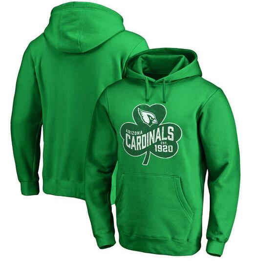 Arizona Cardinals Pro Line by Fanatics Branded St. Patrick's Day Paddy's Pride Pullover Hoodie Kelly Green