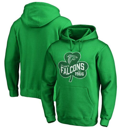 Atlanta Falcons Pro Line by Fanatics Branded St. Patrick's Day Paddy's Pride Pullover Hoodie Kelly Green